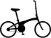Bicicleta pliabila icon